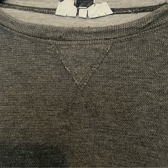 Island Sands Men’s Reversible pullover sweater size M dark gray/light gray - Picture 2 of 4